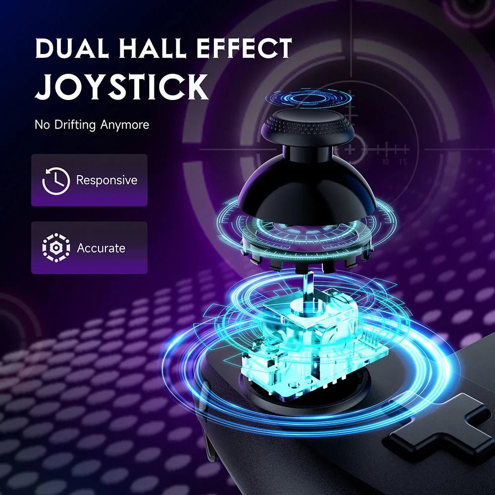 AuroraPlay M10 Cross-Platform Controller — Hall Triggers, Textured Grip
