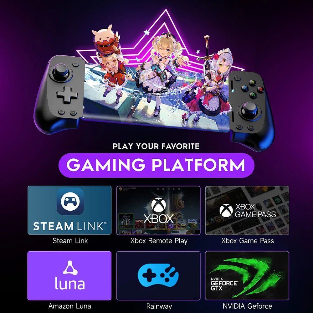 AuroraPlay M10 Cross-Platform Controller — Hall Triggers, Textured Grip