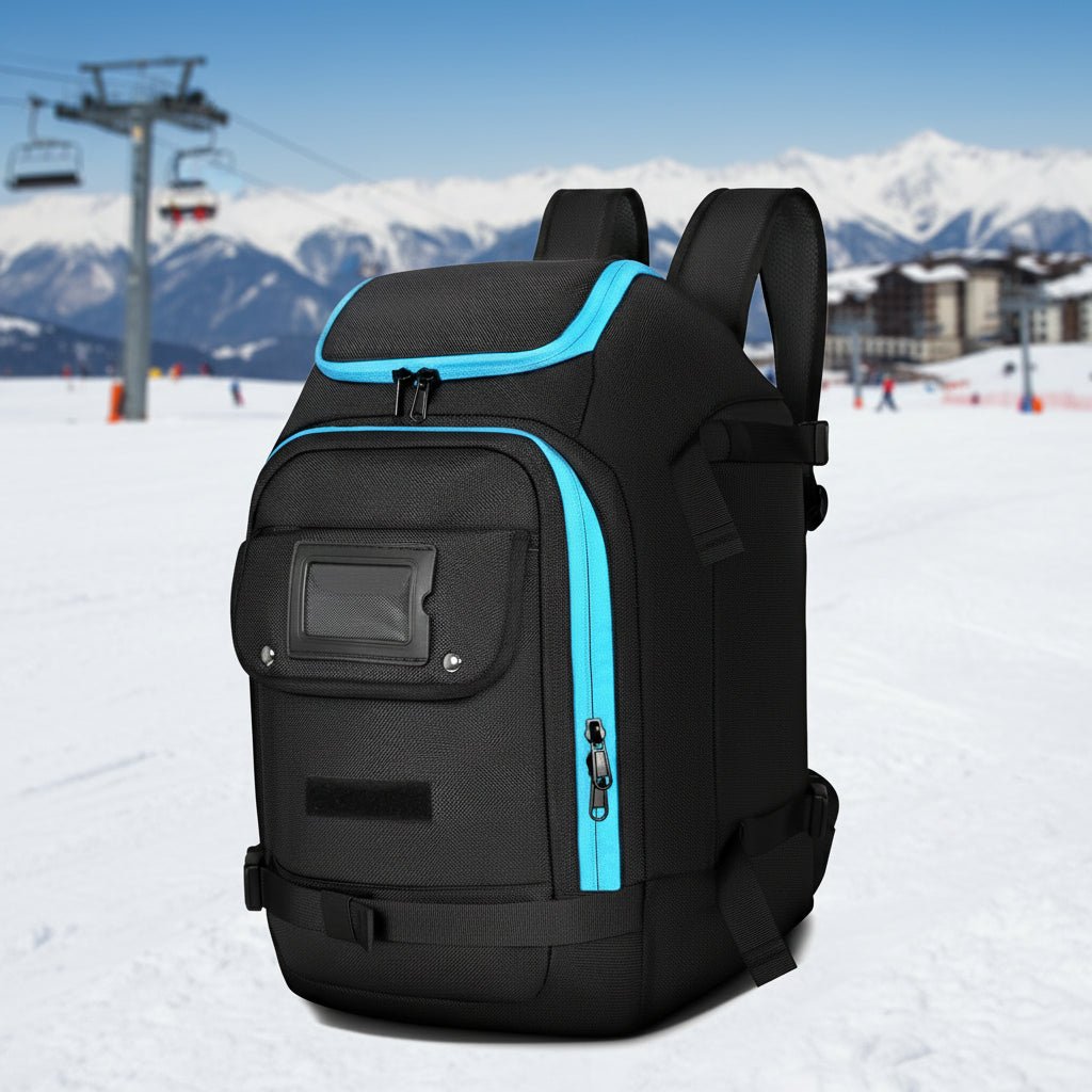 SummitCarry 50-Liter Waterproof Ski Boot Backpack — Rugged Transit Bag