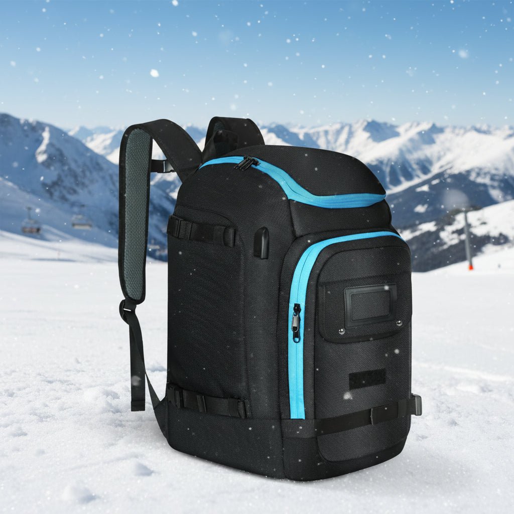 SummitCarry 50-Liter Waterproof Ski Boot Backpack — Rugged Transit Bag