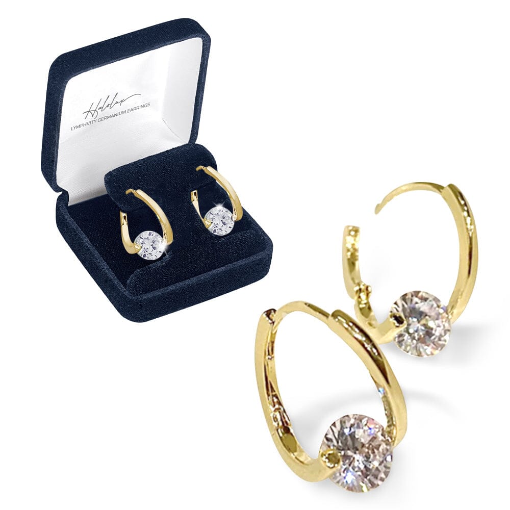 Vitalis LymphoGlow Germanium Earrings — Wellness Jewelry