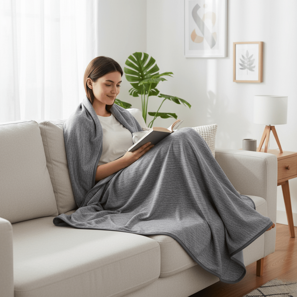 AriaCool Breathable Cooling Blanket — Lightweight, Unrestrictive Weave