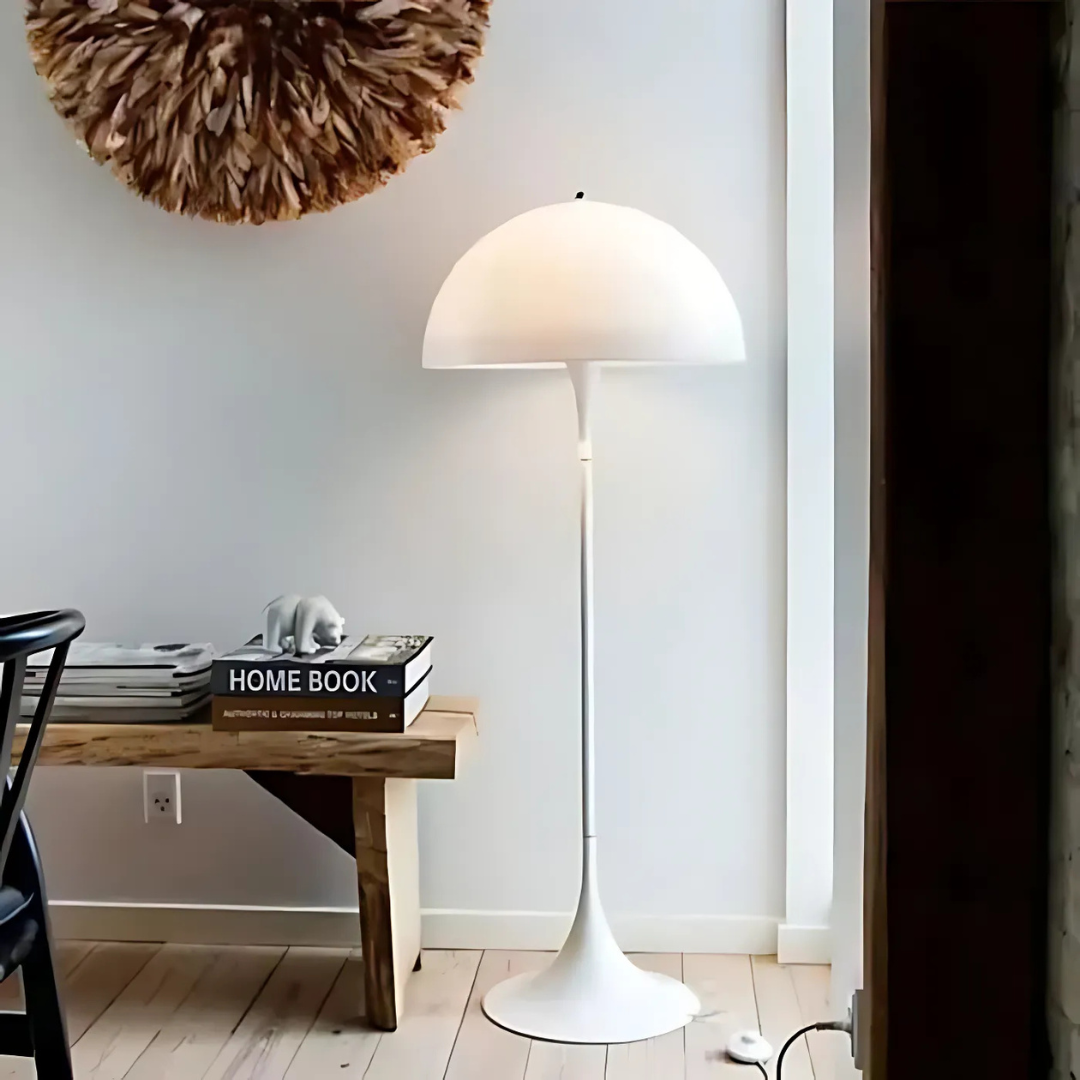 Averin Nordic LED Floor Lamp With Warm Ambient Glow For Living Rooms