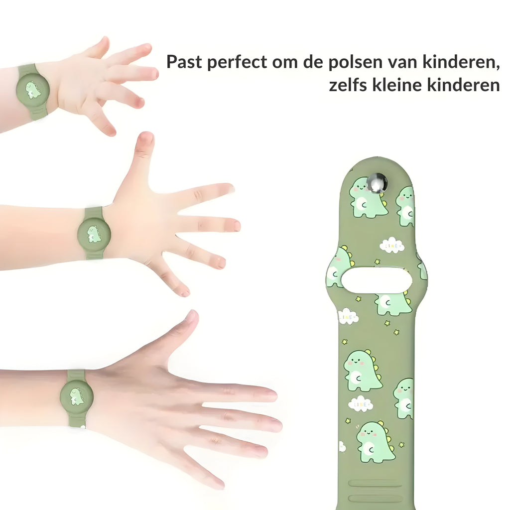 Kids' Smart GPS Tracker Bracelet — Adjustable Silicone Strap