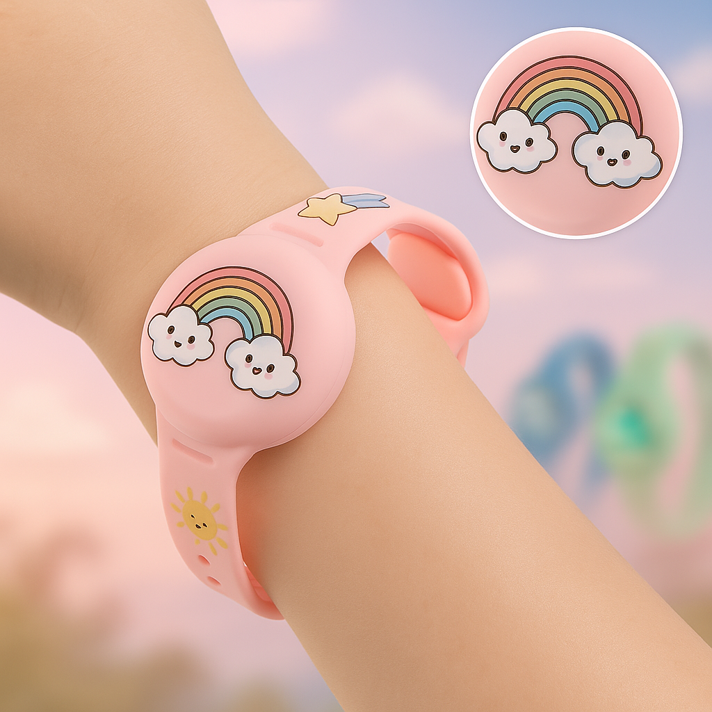 Kids' Smart GPS Tracker Bracelet — Adjustable Silicone Strap