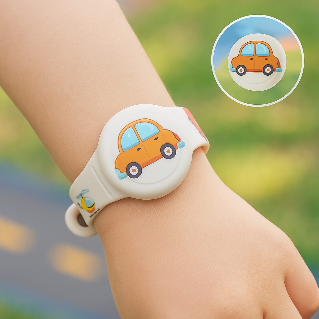 Kids' Smart GPS Tracker Bracelet — Adjustable Silicone Strap