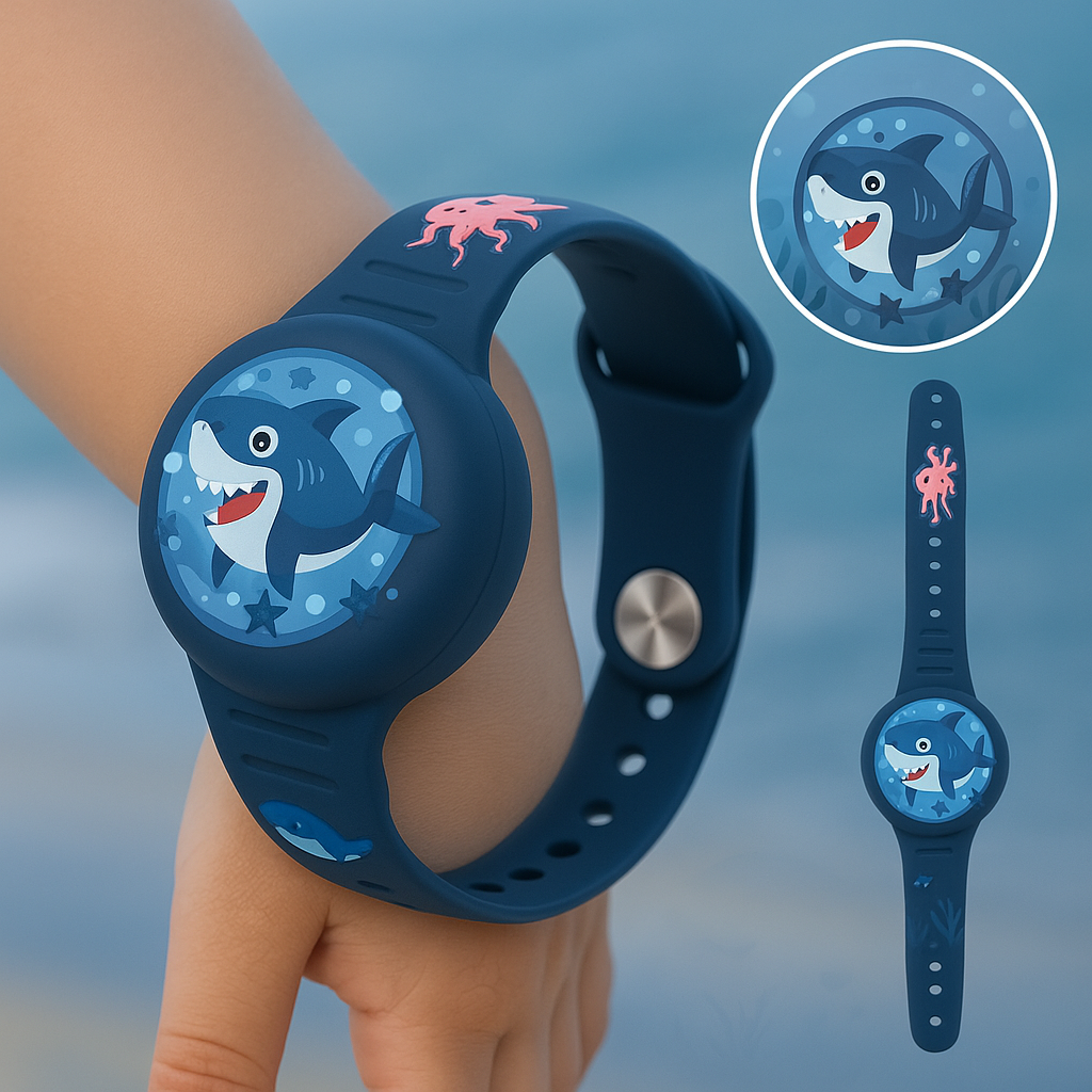 Kids' Smart GPS Tracker Bracelet — Adjustable Silicone Strap