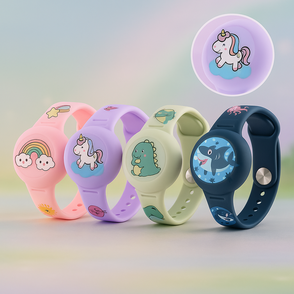 Kids' Smart GPS Tracker Bracelet — Adjustable Silicone Strap