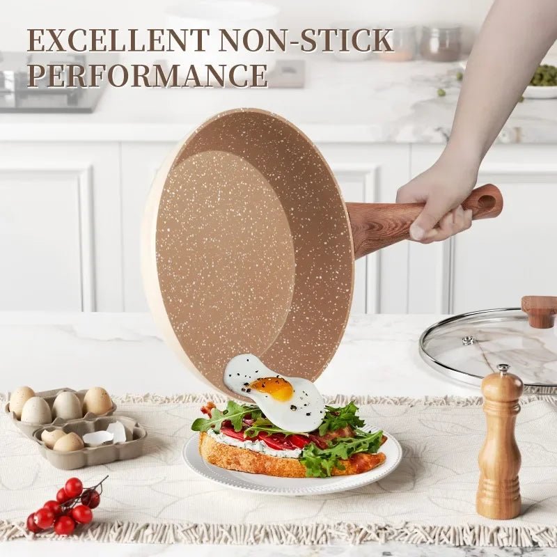 StoneGlide Antihaft-Aluminiumpfanne – moderne Granitbeschichtung