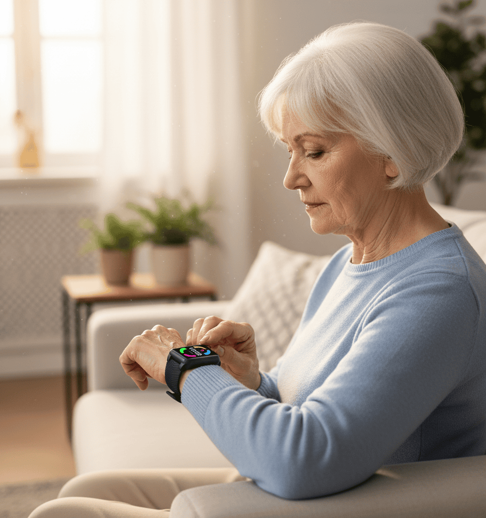 SafeGuard GPS Smartwatch — Automated Fall Detection, Dedicated SOS Button, Real-Time Tracking