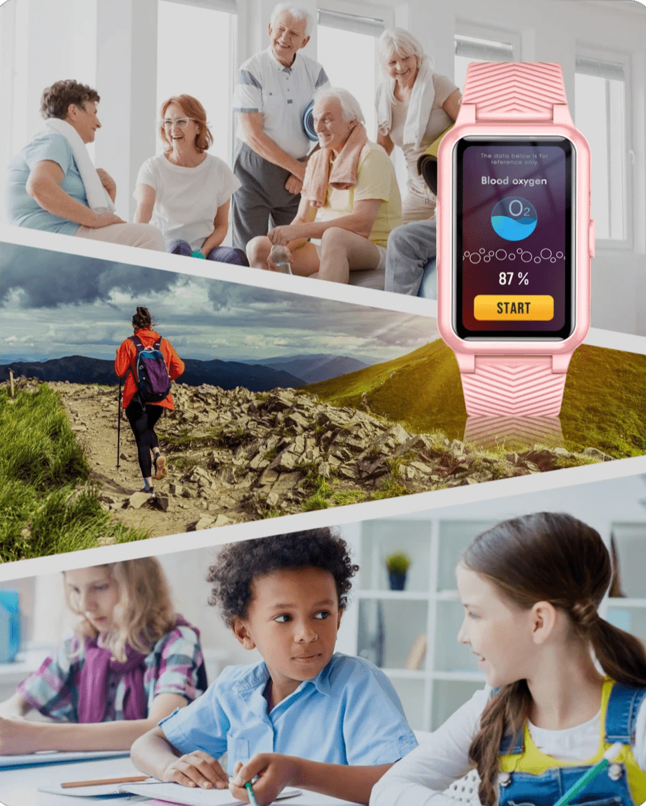 SafeGuard GPS Smartwatch — Automated Fall Detection, Dedicated SOS Button, Real-Time Tracking