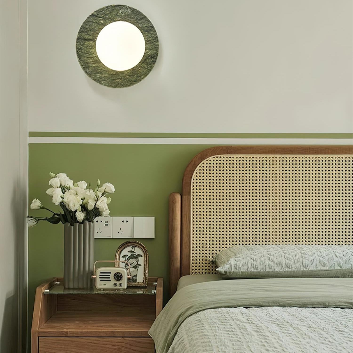 Enox Minimalist Globe Marble Wall Lamp | ventumra
