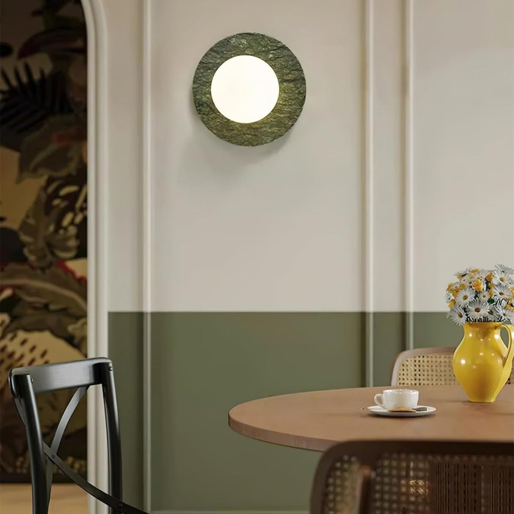 Enox Minimalist Globe Marble Wall Lamp | ventumra