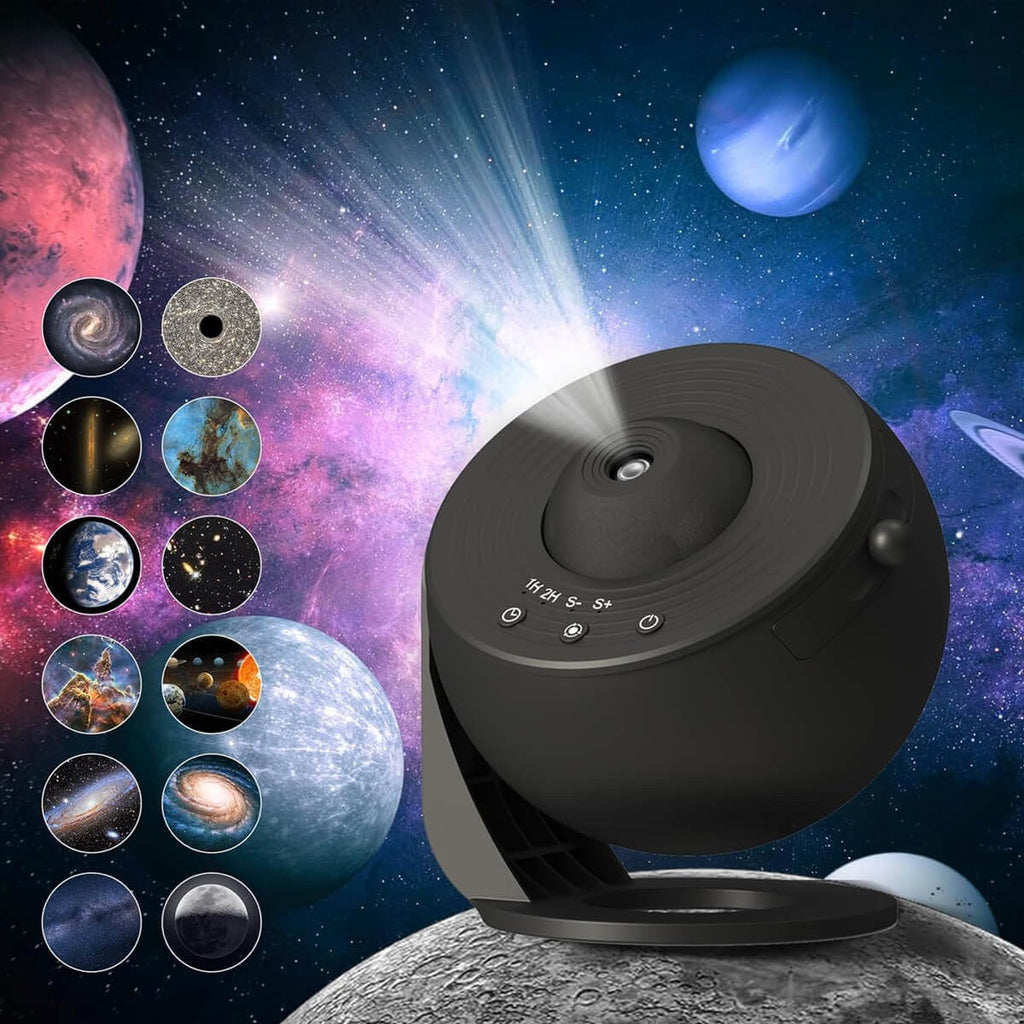 Proiettore di stelle Galactic Glow 13-in-1 — Display luminoso cosmico