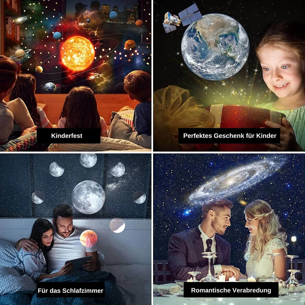 Proiettore di stelle Galactic Glow 13-in-1 — Display luminoso cosmico