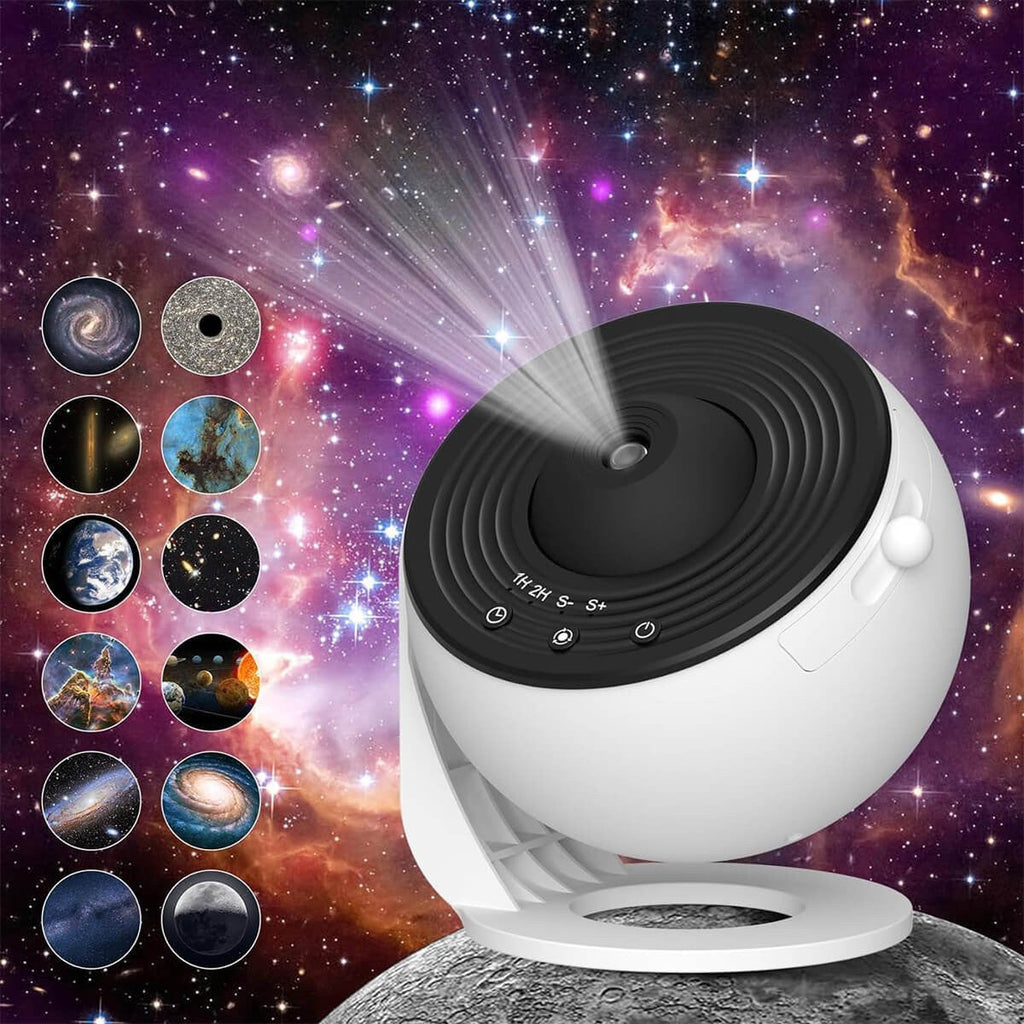 Proiettore di stelle Galactic Glow 13-in-1 — Display luminoso cosmico