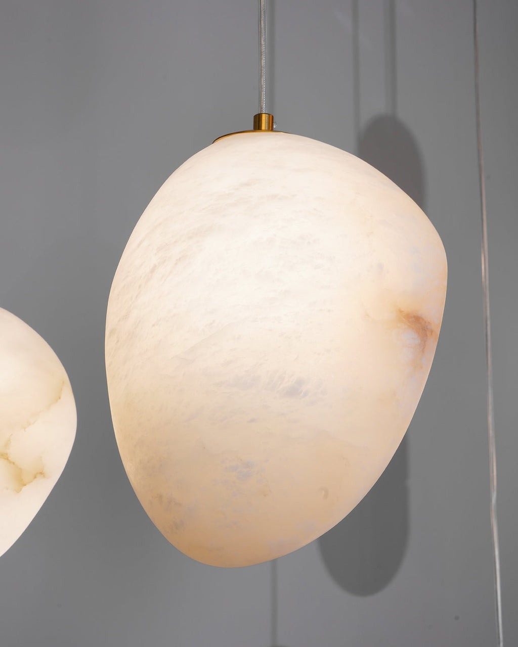 Goose Pendant Lamp Alabaster Brass Sophistication | ventumra