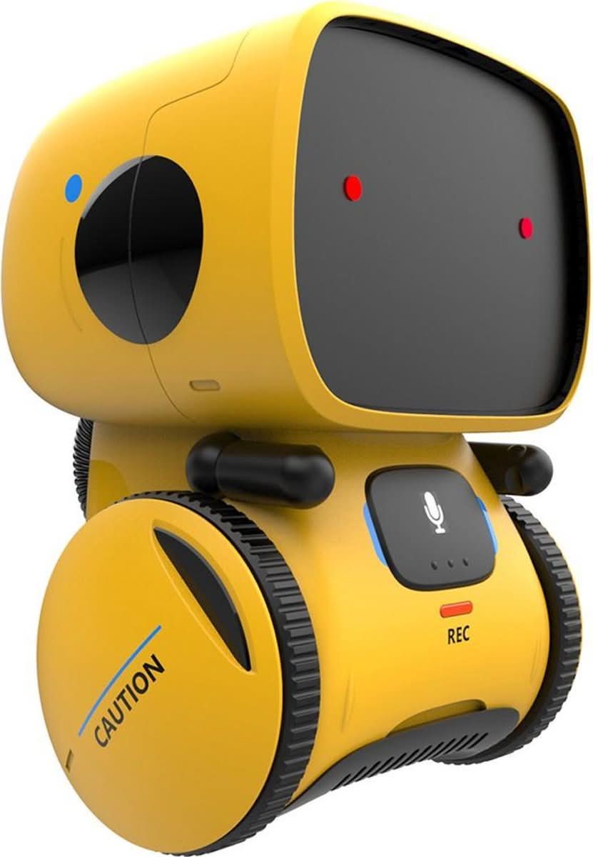 PulseBot Mini táncoló robot — interaktív hang- és hangvezérlési funkciók