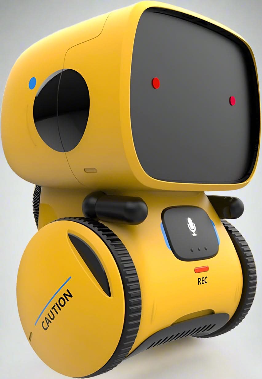 PulseBot Mini táncoló robot — interaktív hang- és hangvezérlési funkciók