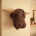 PastureCraft ko-vægskulptur — elegant indretning i landhusstil