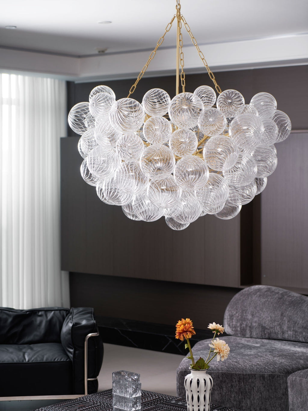 Aurora Chandelier Glass Ball Bubble Modern | ventumra