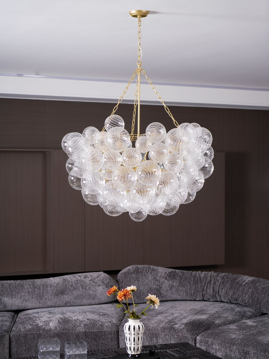 Aurora Chandelier Glass Ball Bubble Modern | ventumra