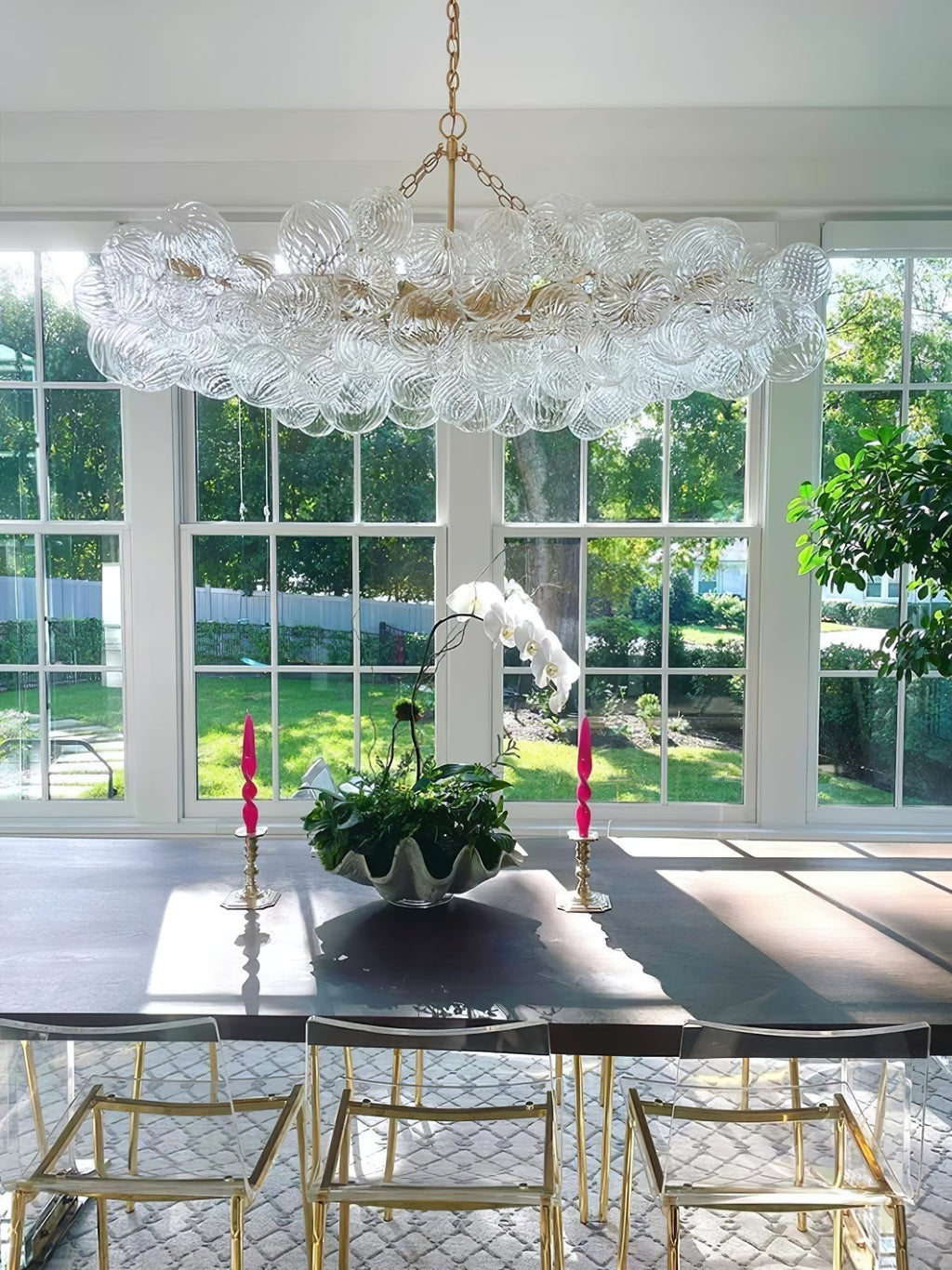 Aurora Chandelier Glass Ball Bubble Modern | ventumra