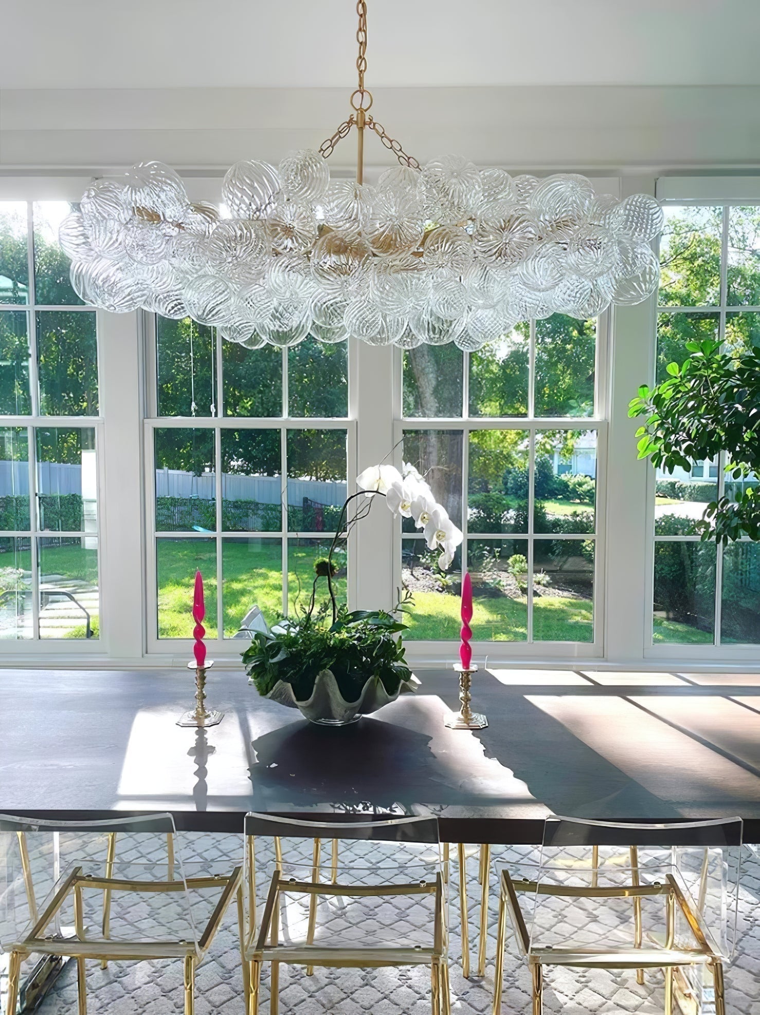 Aurora Chandelier Glass Ball Bubble Modern | ventumra