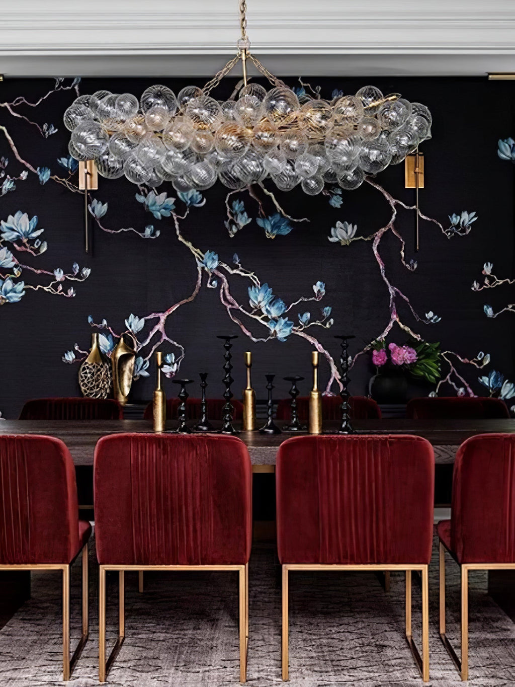 Aurora Chandelier Glass Ball Bubble Modern | ventumra