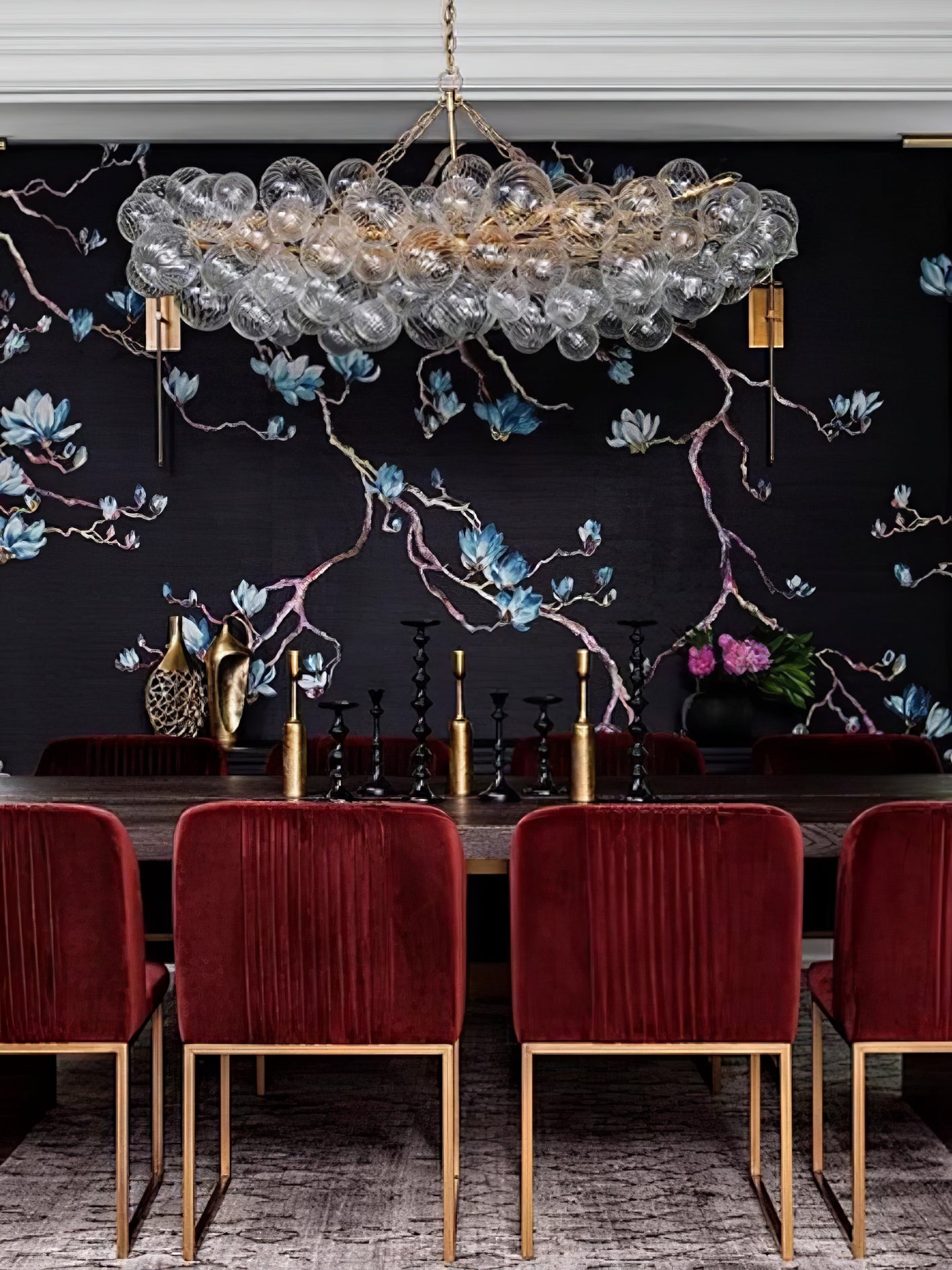 Aurora Chandelier Glass Ball Bubble Modern | ventumra
