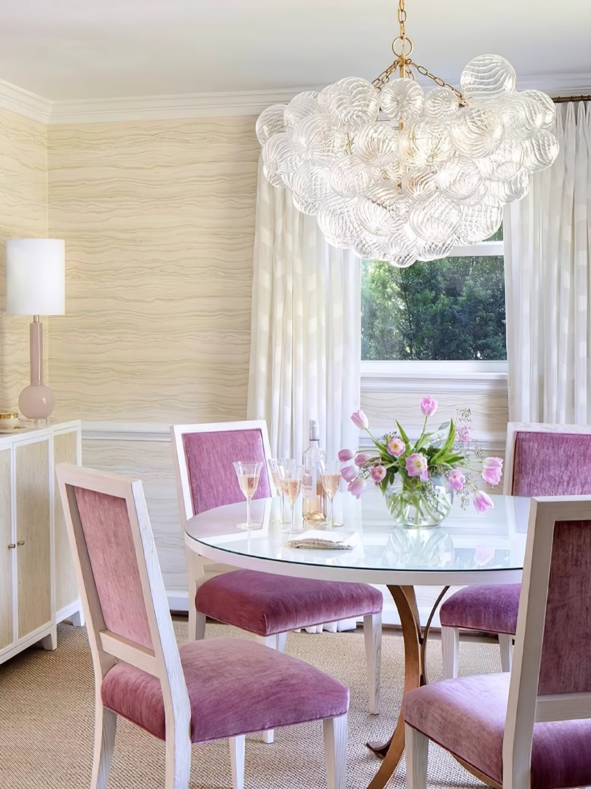 Aurora Chandelier Glass Ball Bubble Modern | ventumra