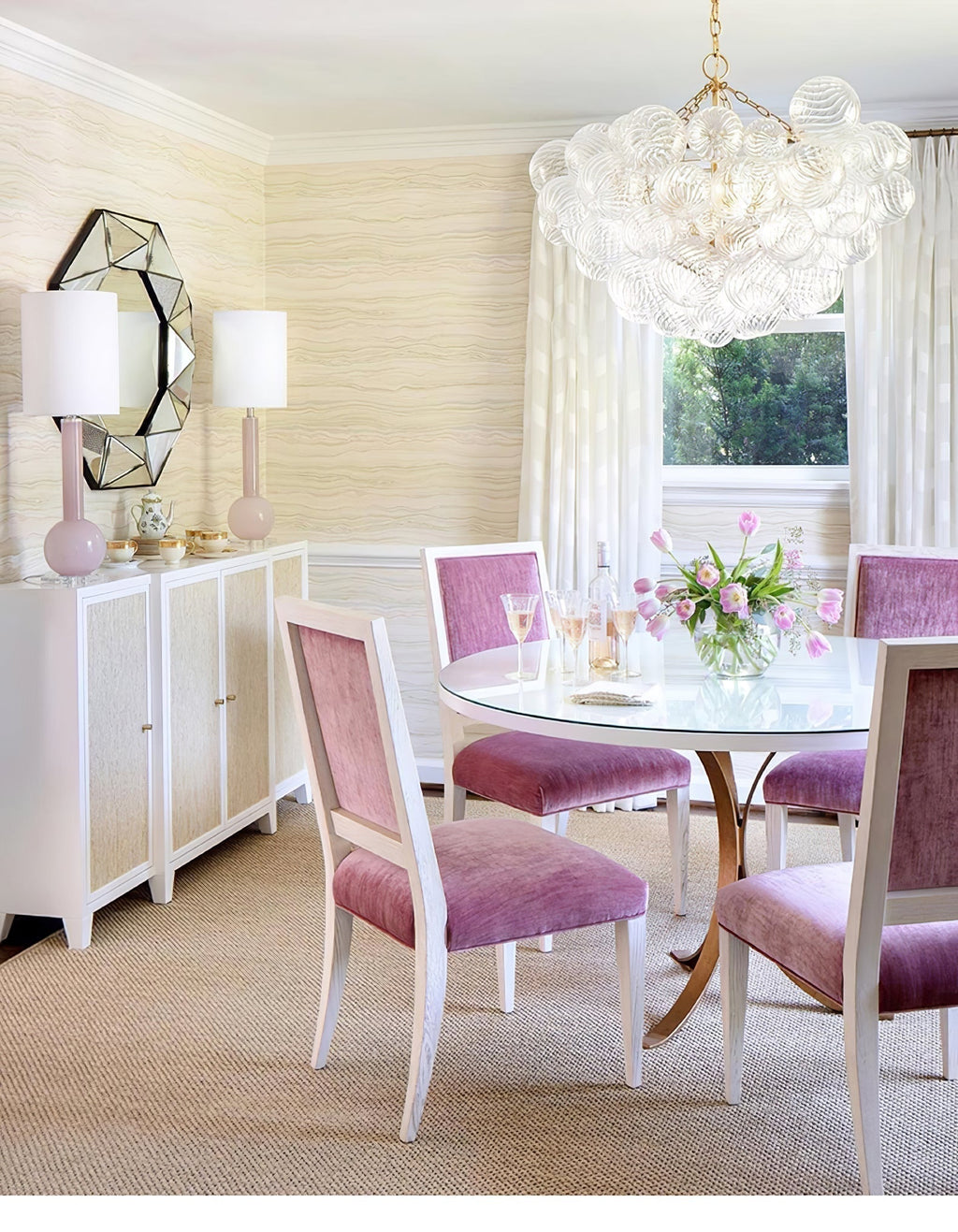 Aurora Chandelier Glass Ball Bubble Modern | ventumra