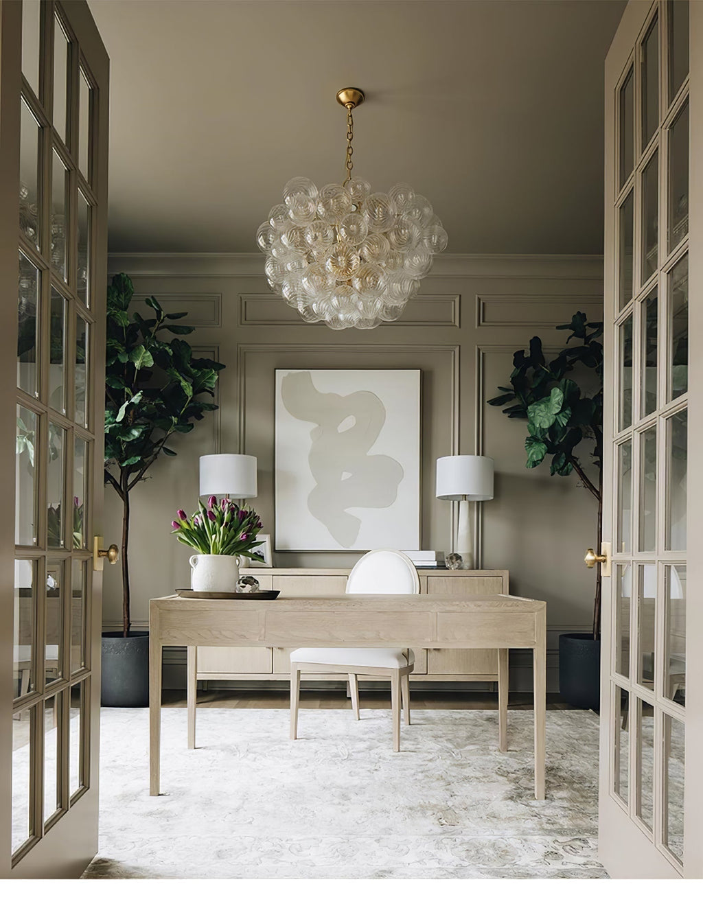 Aurora Chandelier Glass Ball Bubble Modern | ventumra