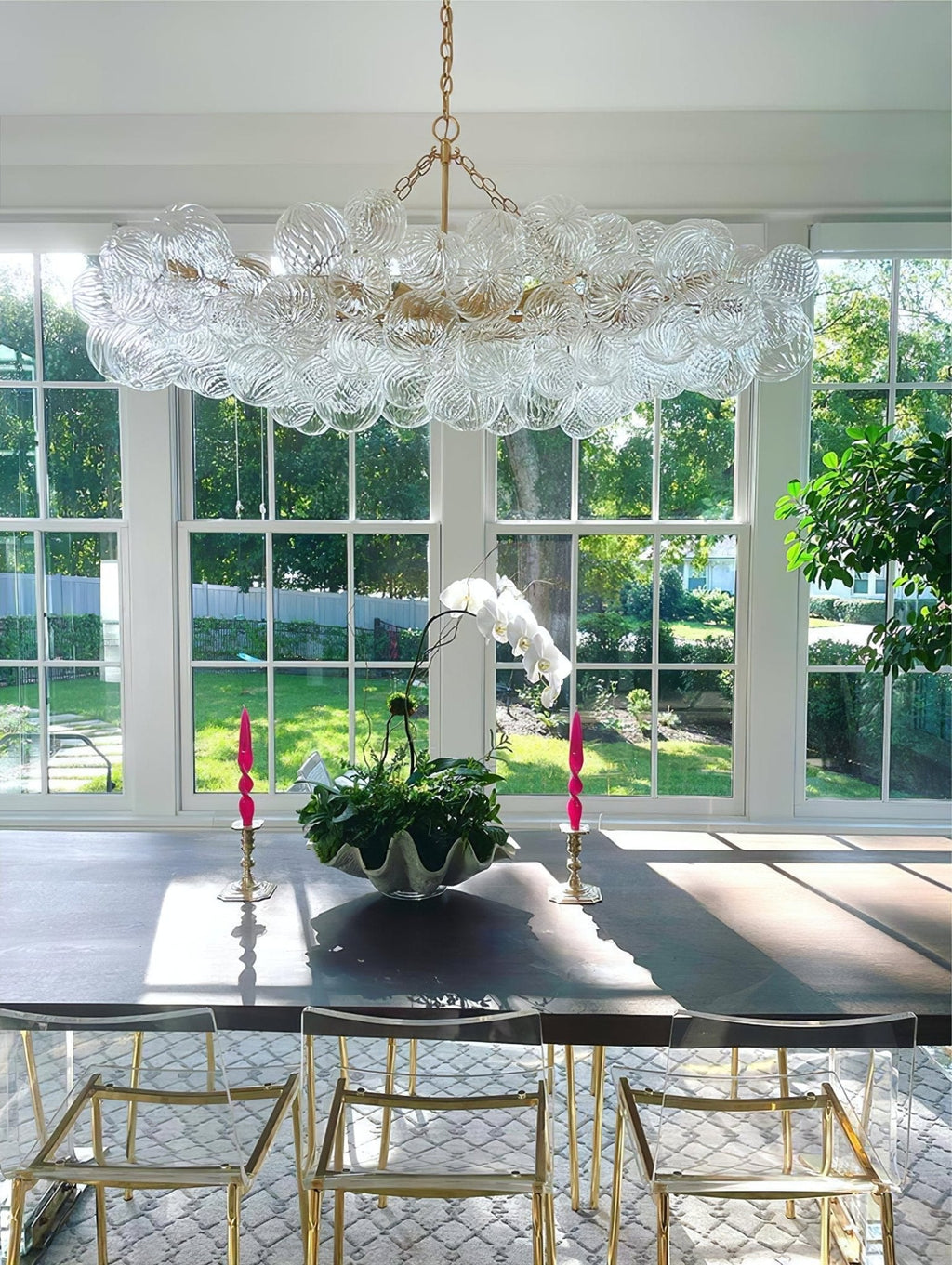 Aurora Chandelier Glass Ball Bubble Modern | ventumra