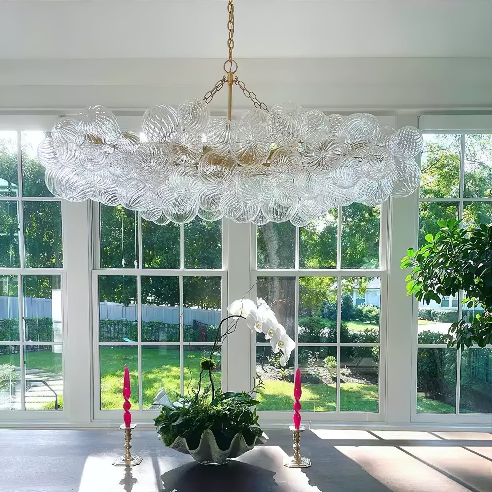 Aurora Chandelier Glass Ball Bubble Modern | ventumra