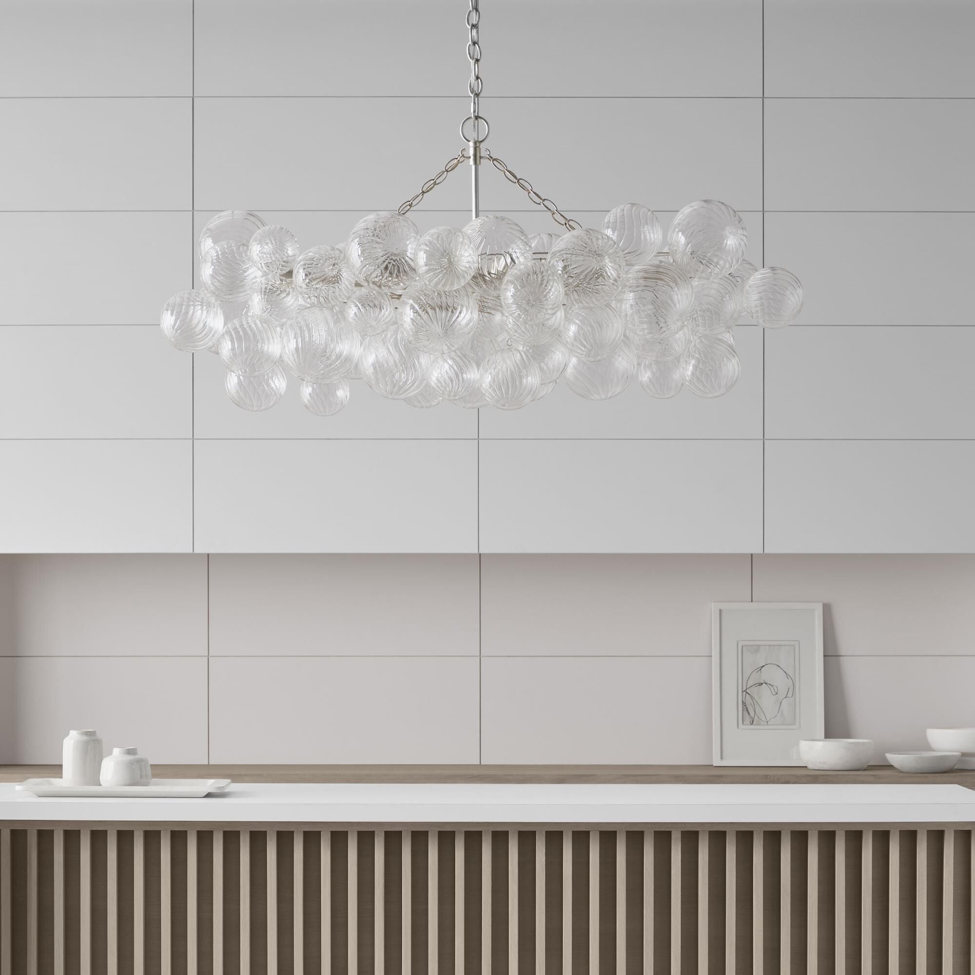 Aurora Chandelier Glass Ball Bubble Modern | ventumra