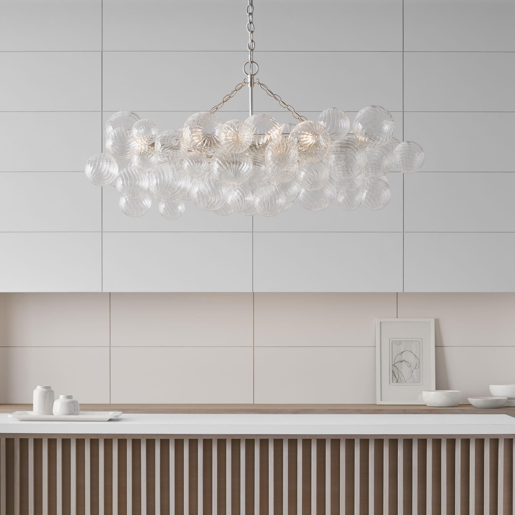 Aurora Chandelier Glass Ball Bubble Modern | ventumra