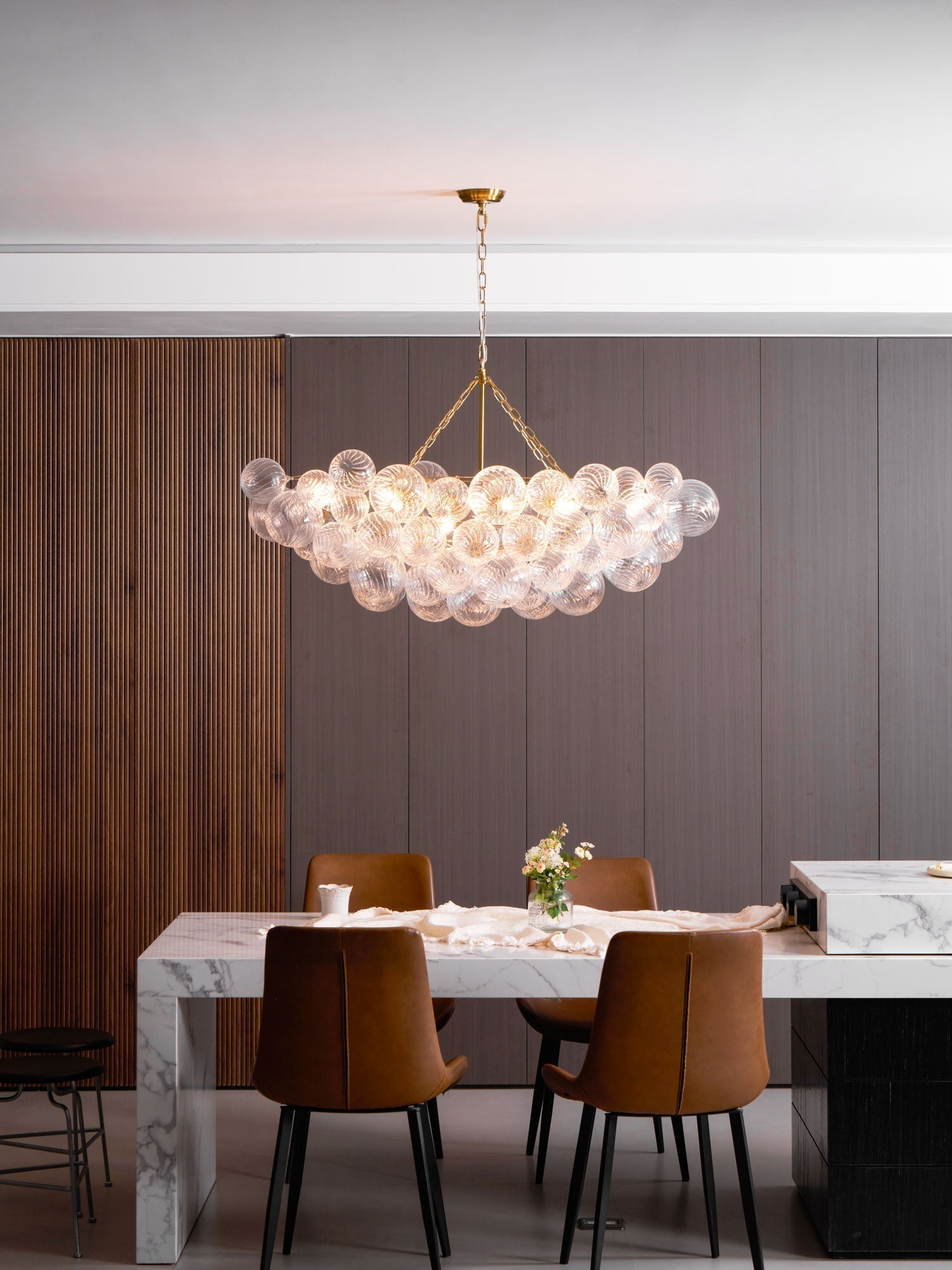 Aurora Chandelier Glass Ball Bubble Modern | ventumra