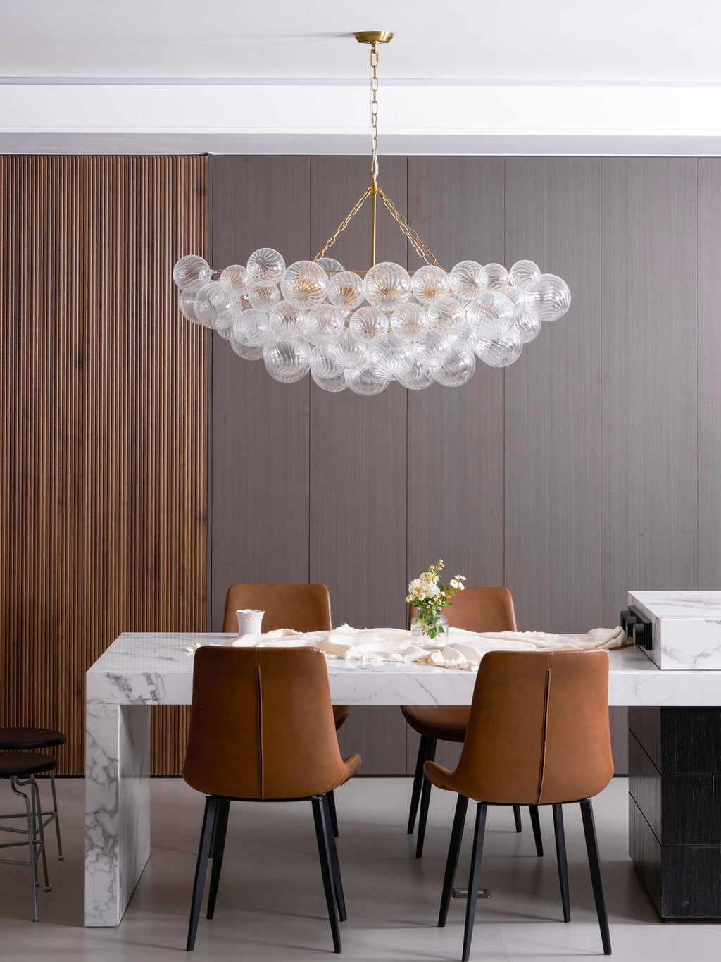 Aurora Chandelier Glass Ball Bubble Modern | ventumra
