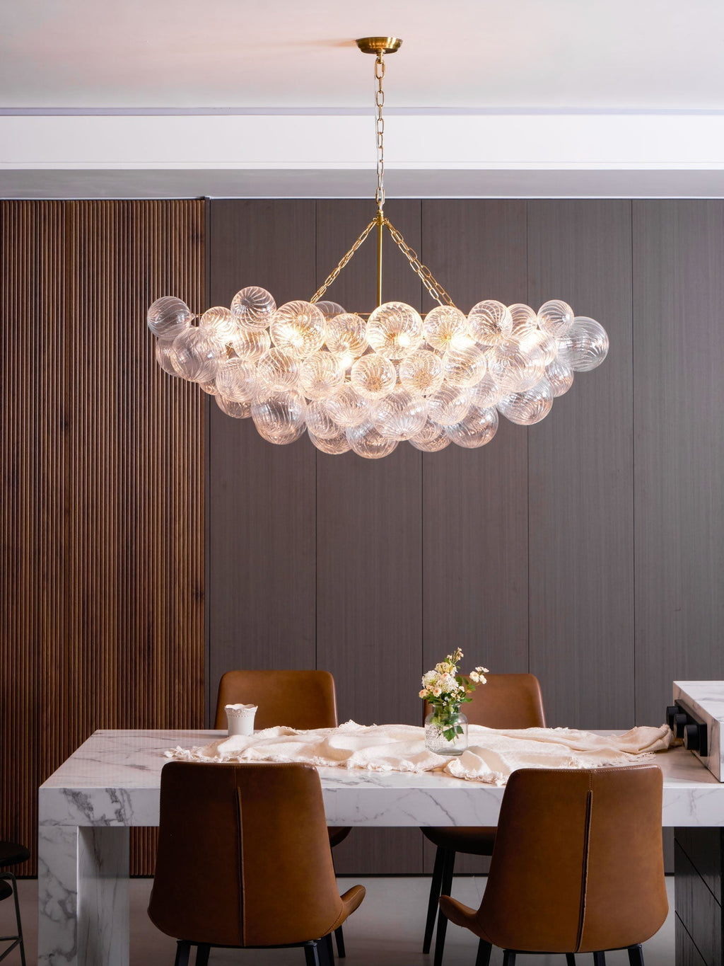 Aurora Chandelier Glass Ball Bubble Modern | ventumra