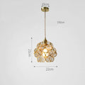 Aurelian Petal Glass Pendant Light for Vintage Interiors