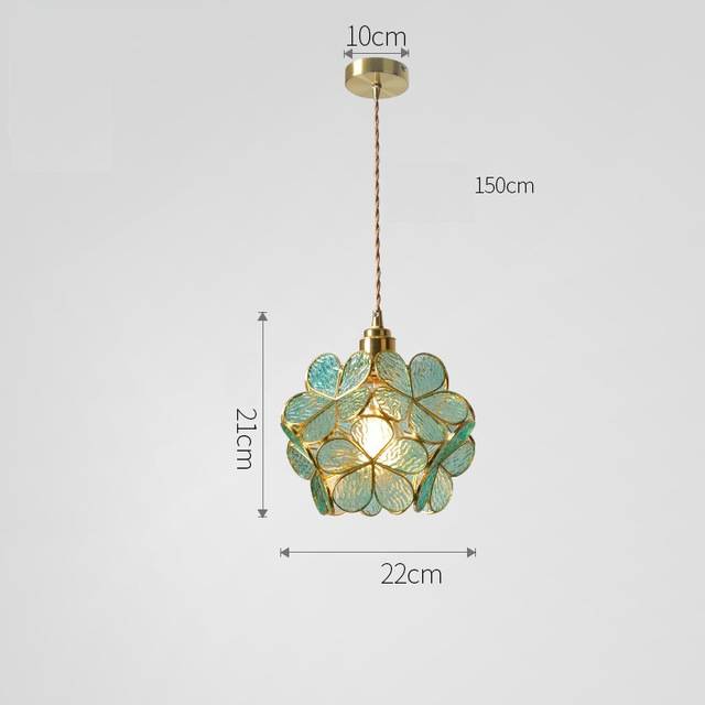 Aurelian Petal Glass Pendant Light for Vintage Interiors