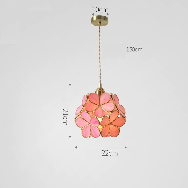 Aurelian Petal Glass Pendant Light for Vintage Interiors