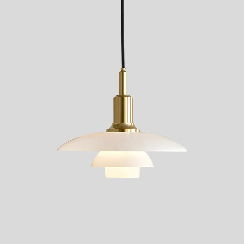 Suspension en verre de style danois pour cuisine, plafonnier design | Ventumra