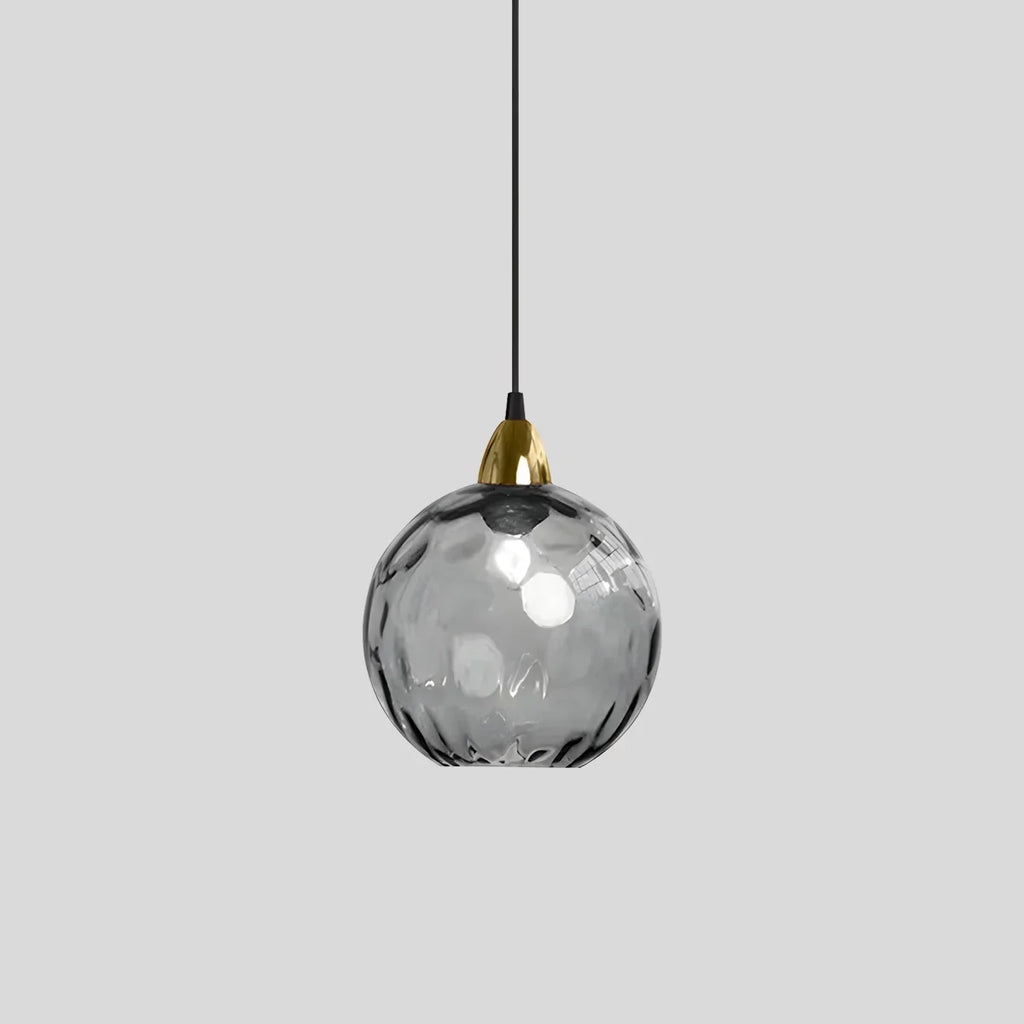 Vivid Glass Orb Pendant Light For Living Room Ceiling | Ventumra