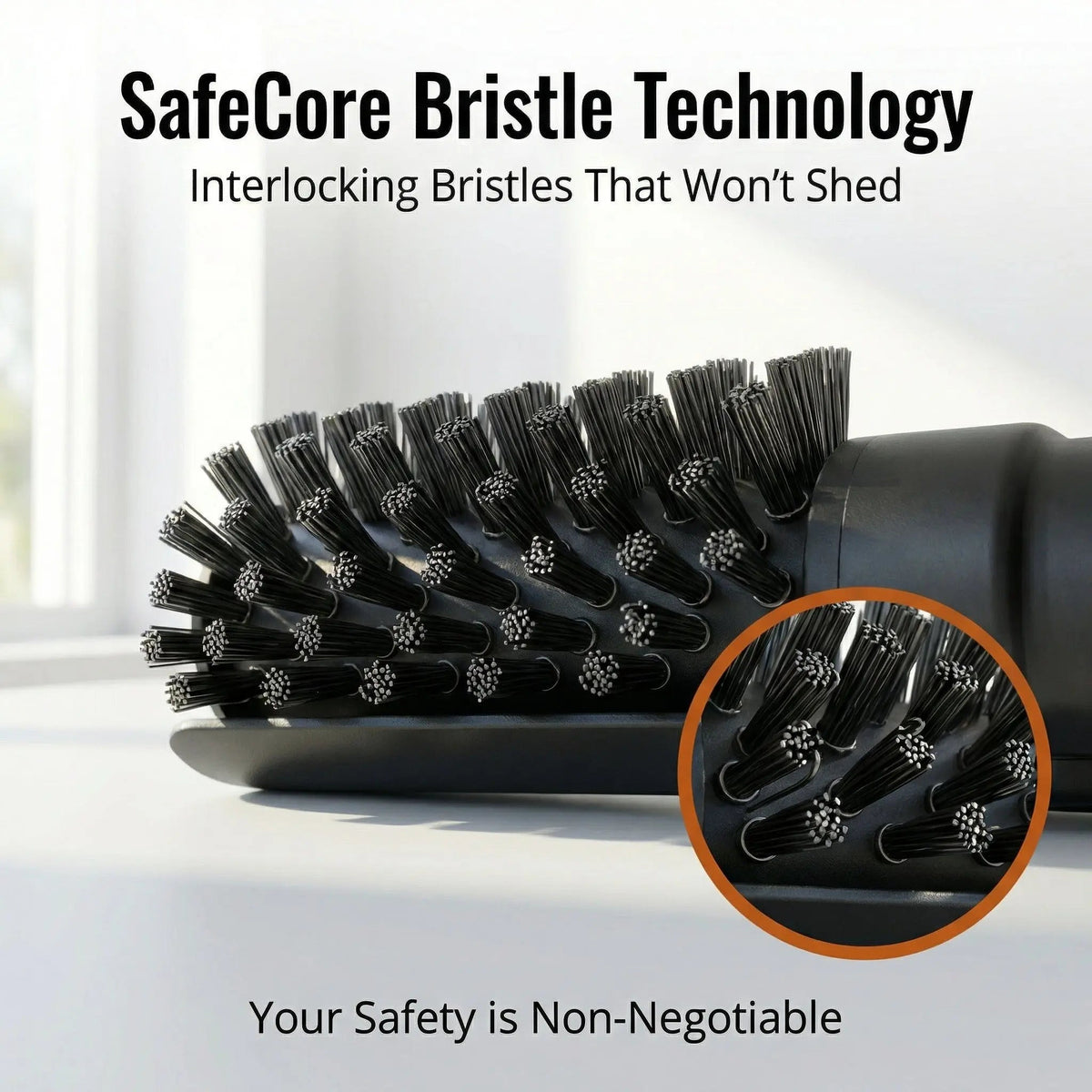 Spazzola elettrica efficiente per griglie - Testa orientabile, setole sicure