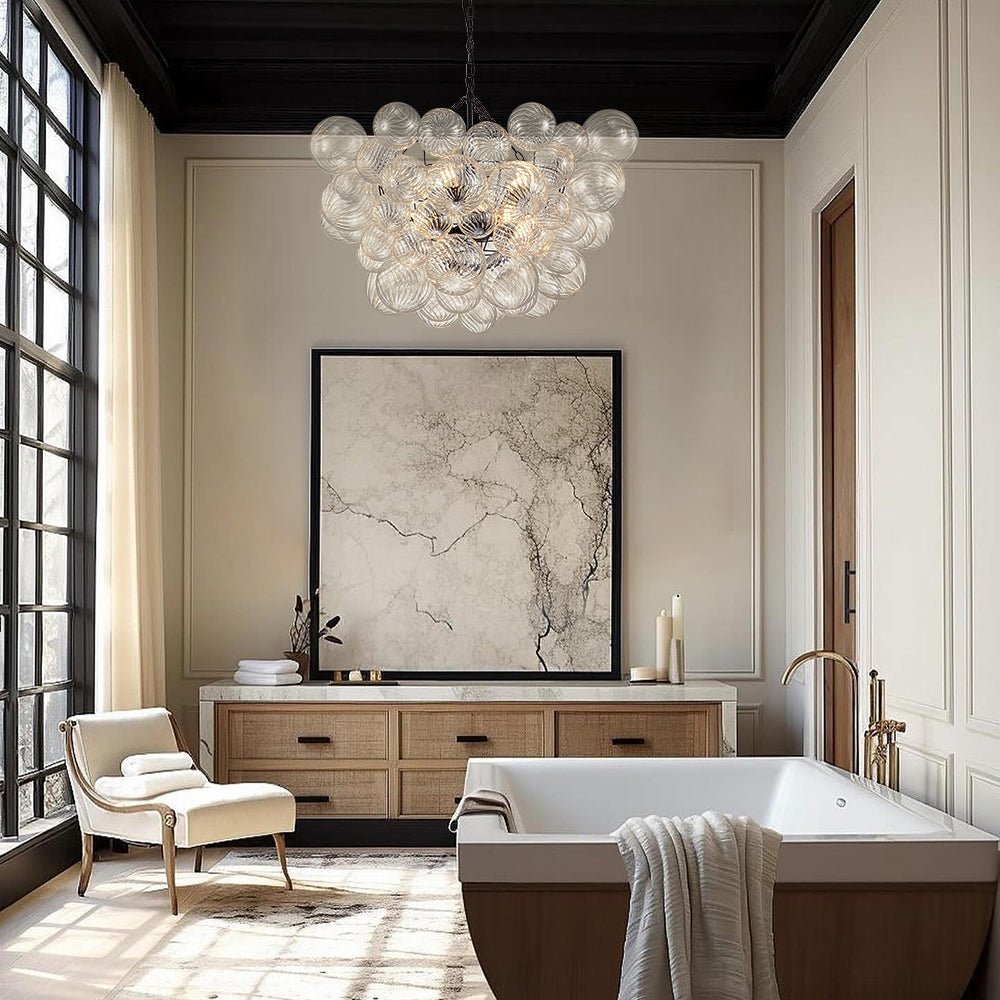 Aurora Chandelier Glass Ball Bubble Modern | ventumra