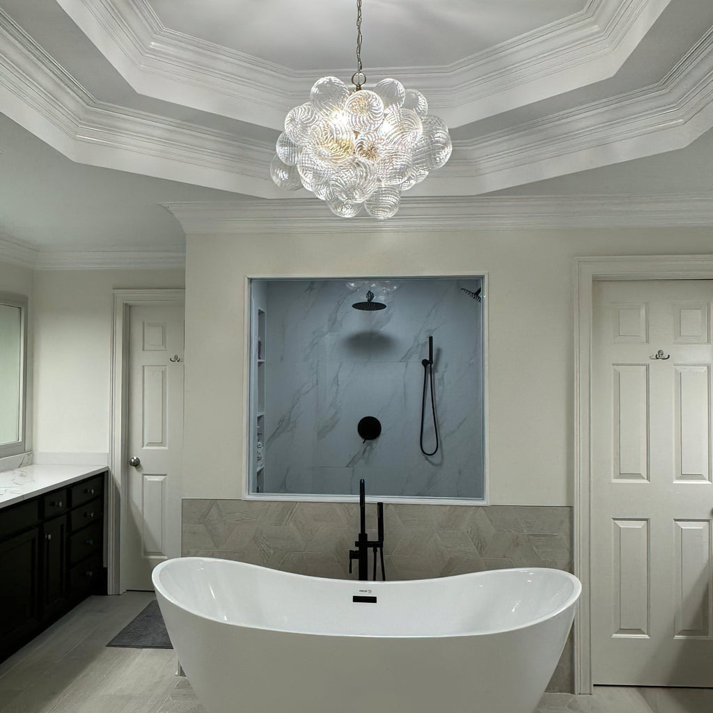 Aurora Chandelier Glass Ball Bubble Modern | ventumra