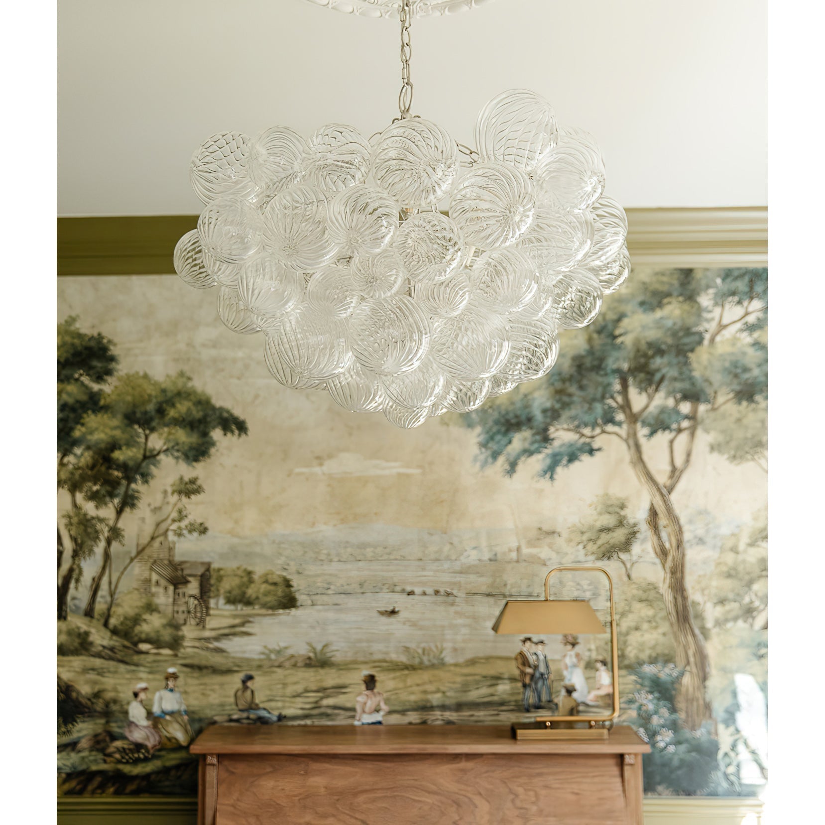 Aurora Chandelier Glass Ball Bubble Modern | ventumra
