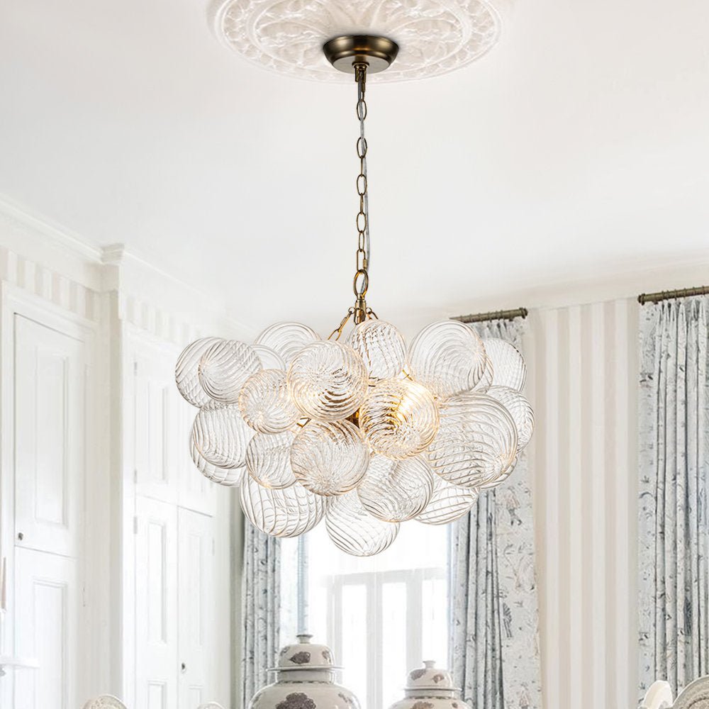 Aurora Chandelier Glass Ball Bubble Modern | ventumra